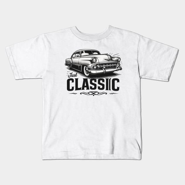 Not old just classic classic car Kids T-Shirt by Pastew Stdio